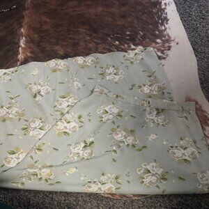 Floral Maxi Skirt in Green